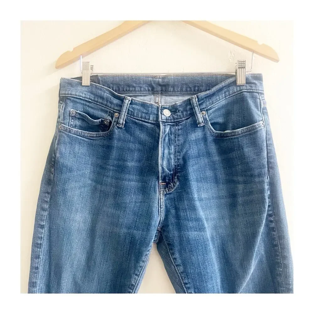 Abercrombie & Fitch Rustin Athletic Skinny Jeans Men’s 33x32 Blue Stretch Denim